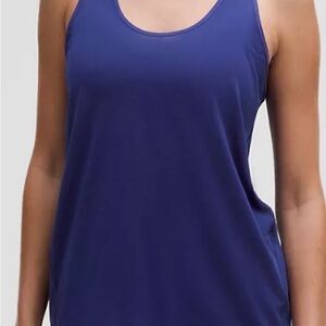 Lululemon Athletica Blue Sleeveless Relaxed Tank Top